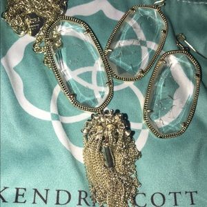 Kendra Scott Clear Crackle Rayne